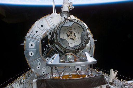 View of Node 1 being unberthed from the STS-88 Endeavour's payload bay