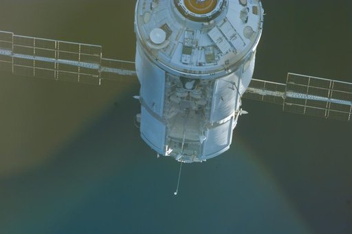View of the FGB prior to rendezvous and grapple