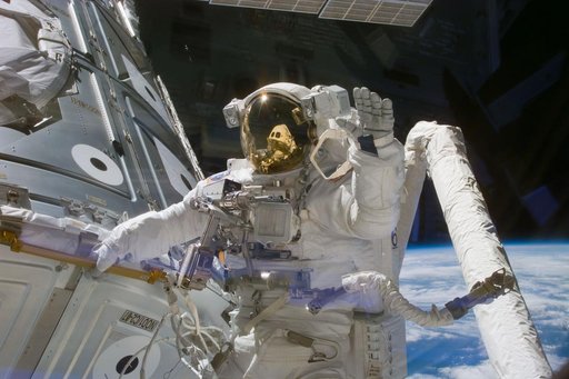 View taken during EVA 1