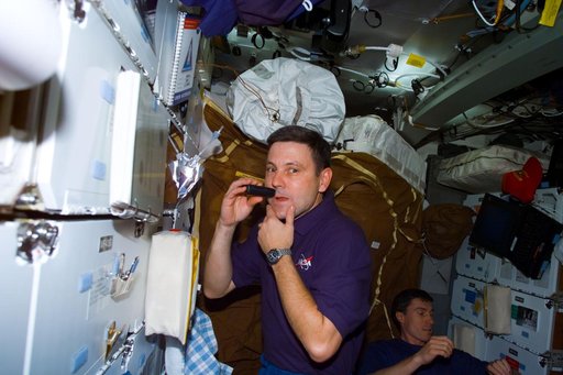 Cabana shaves on middeck