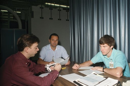 STS-60 cosmonauts participate in mission training activities