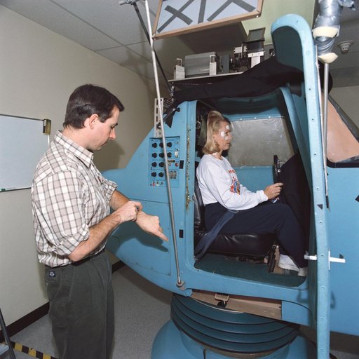 STS-58 crewmembers participate in baseline data collection