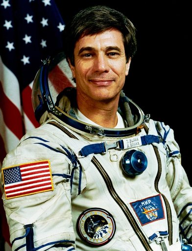 Mir 21 and 22 cosmonauts and astronauts portraits and Russian training views
