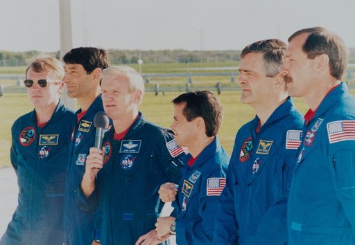 STS-77 crew at KSC for TCDT