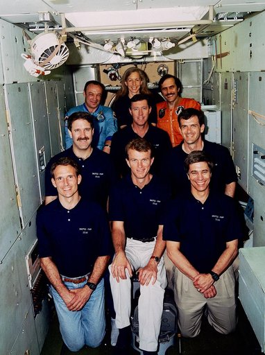 Lucid, Blaha and others in Russia with cosmonauts during training