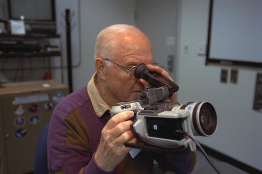 Various views of STS-95 Senator John Glenn during training