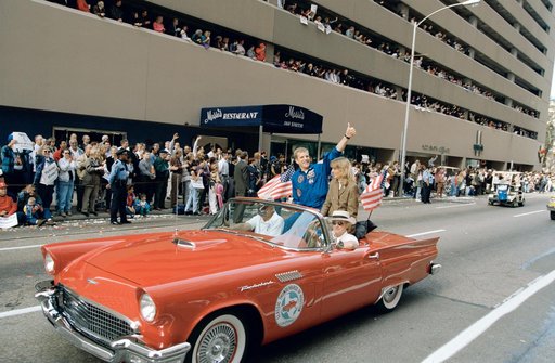 Downtown Houston parade honoring  STS-95 crew