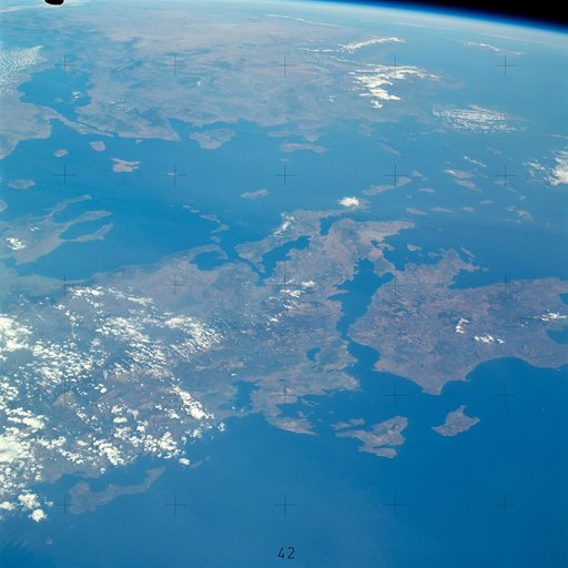 Skylab 3,Earth view,Greece