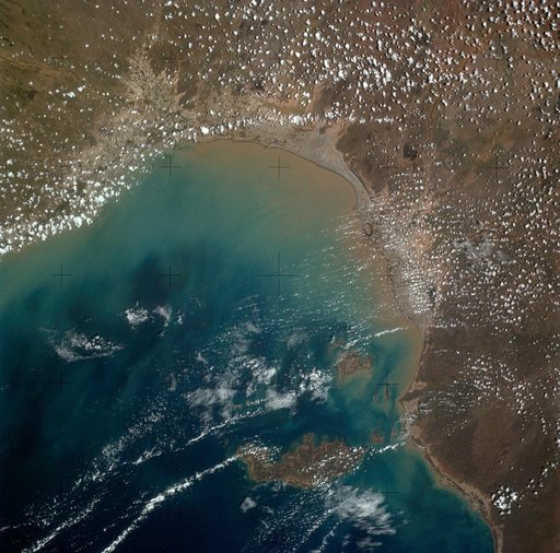 View of portion of Queensland, Australia from Skylab space station