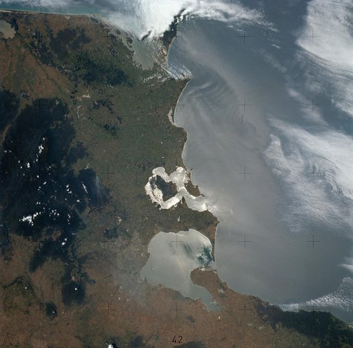 View of Melbourne, Australia as seen from Skylab space station