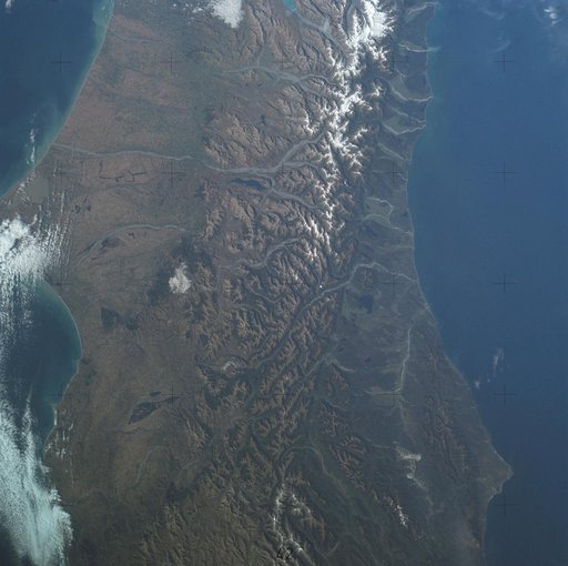 View of portion of South Island, New Zealand as seen from Skylab