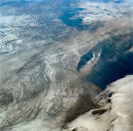 View of portion of the northeastern United States as seen from Skylab