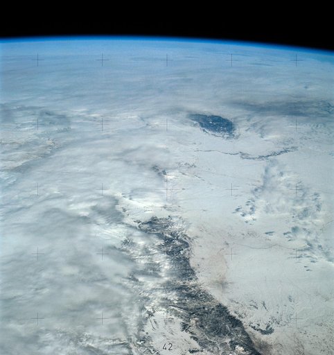 View of portion of Western United States as seen by Skylab