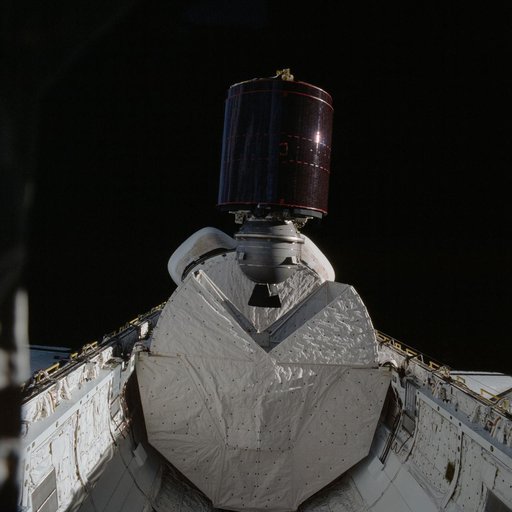 Satellite deployment during STS-5