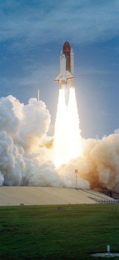 STS-50 Columbia, Orbiter Vehicle (OV) 102, lifts off from KSC LC Pad 39A