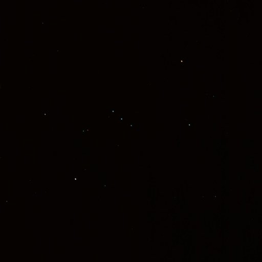 STS-54 astronomical observation of the constellation Orion