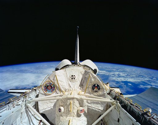 STS-55 Columbia, Orbiter Vehicle (OV) 102, payload bay with SL-D2 module