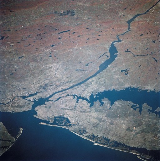 New York and New Jersey as seen from STS-58
