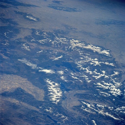 Yellowstone River and Wyoming as seen from STS-58