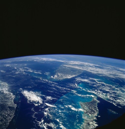 Florida and the Bahamas as seen from STS-58