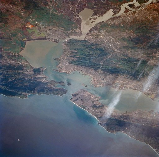 San Francisco Bay, California as seen from STS-59