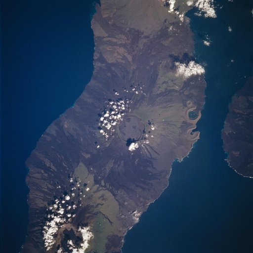Isabela, Galapagos Islands as seen from STS-59