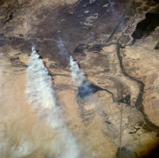 Basra, Iraq as seen from STS-59