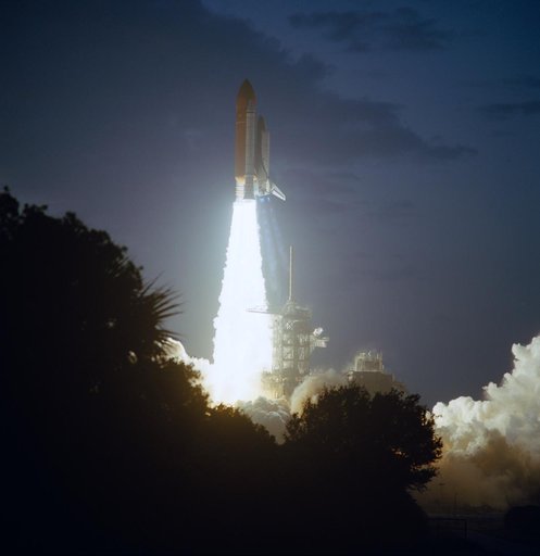 Liftoff of STS-59 Shuttle Endeavour