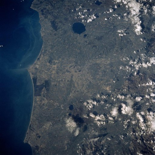 Earth observations during STS-60 mission.