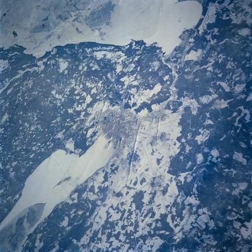 St. Petersburg, Russia as seen from STS-60