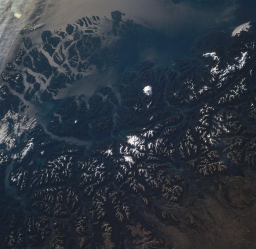 The Southern Andes of South America as seen from STS-60