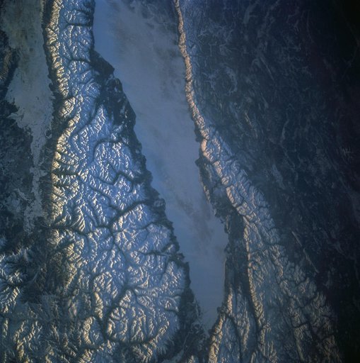 Lake Baikal, Russia as seen by STS-60
