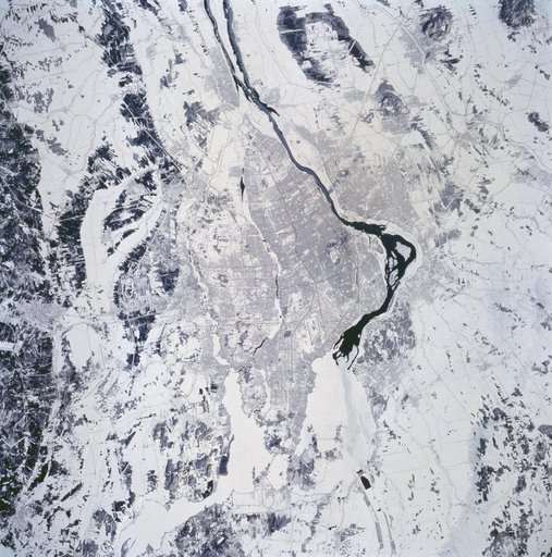 Montreal, Quebec, Canada as seen from STS-60