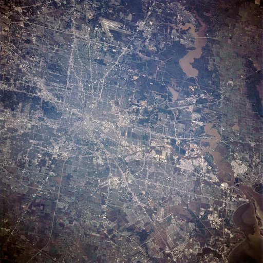 Houston, Texas area as seen from STS-62
