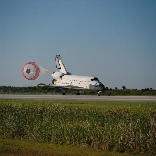 Landing of the STS-62 Space Shuttle Columbia at Kennedy Space Center