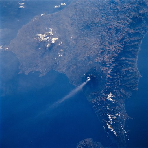 Mt. Etna, Sicily as seen from STS-64