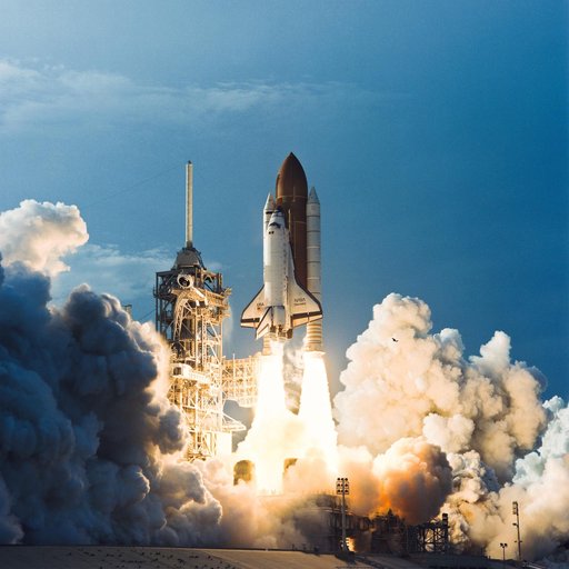 STS-64 launch view