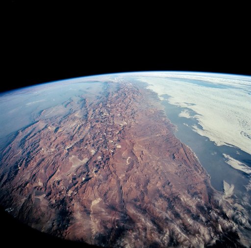 STS-65 Earth observation of Northern Chile & Andes Mtns taken from OV-102
