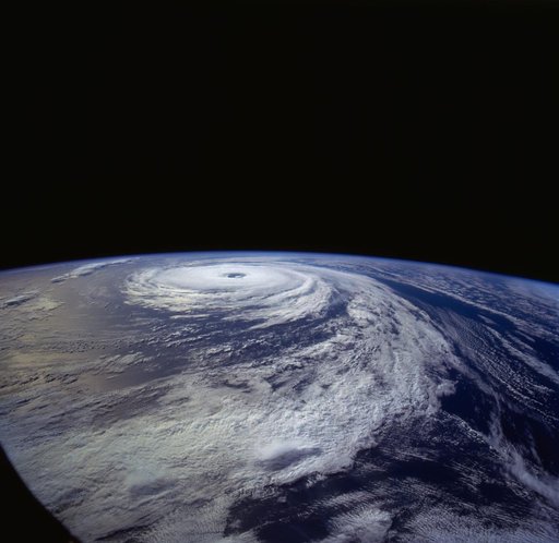 Hurricane Florence as seen from STS-66 shuttle Atlantis