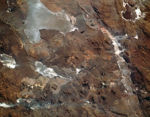 Altiplano of the Central Andes as seen from STS-66 shuttle Atlantis