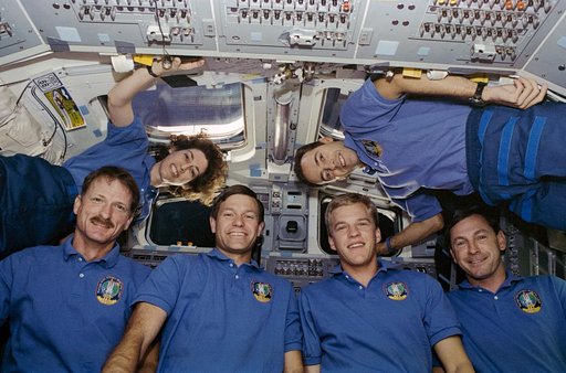 STS-66 inflight crew portrait