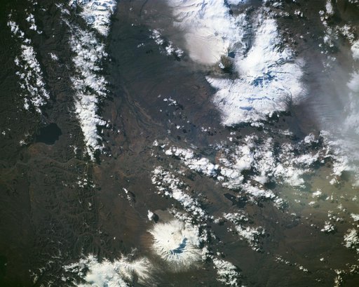 Eruption of Kliuchevskoi volcano