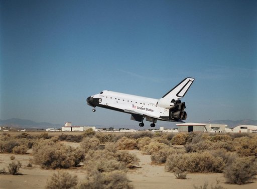 STS-68 landing at Edwards Air Force Base
