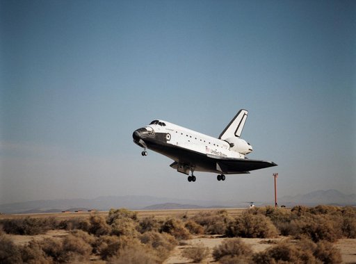 STS-68 landing at Edwards Air Force Base