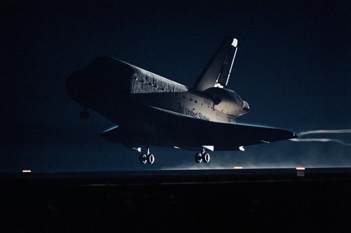 STS-72, Endeavour, OV-105, landing at KSC