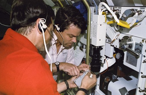 BDPU IFM, Favier and Kregel repair a short in the experiment's wires