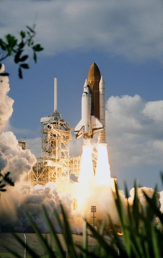 STS-80 Columbia, OV 102, liftoff from KSC Launch Pad 39B