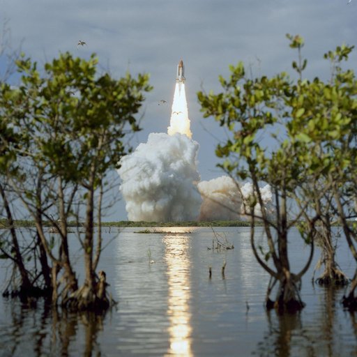 STS-80 Columbia, OV 102, liftoff from KSC Launch Pad 39B