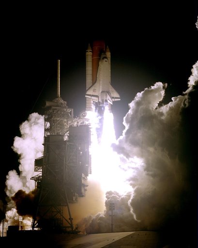 STS-81 launch view