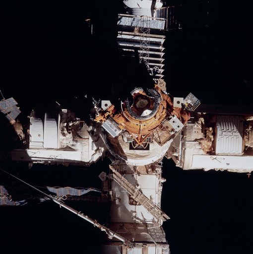 Mir survey just before docking